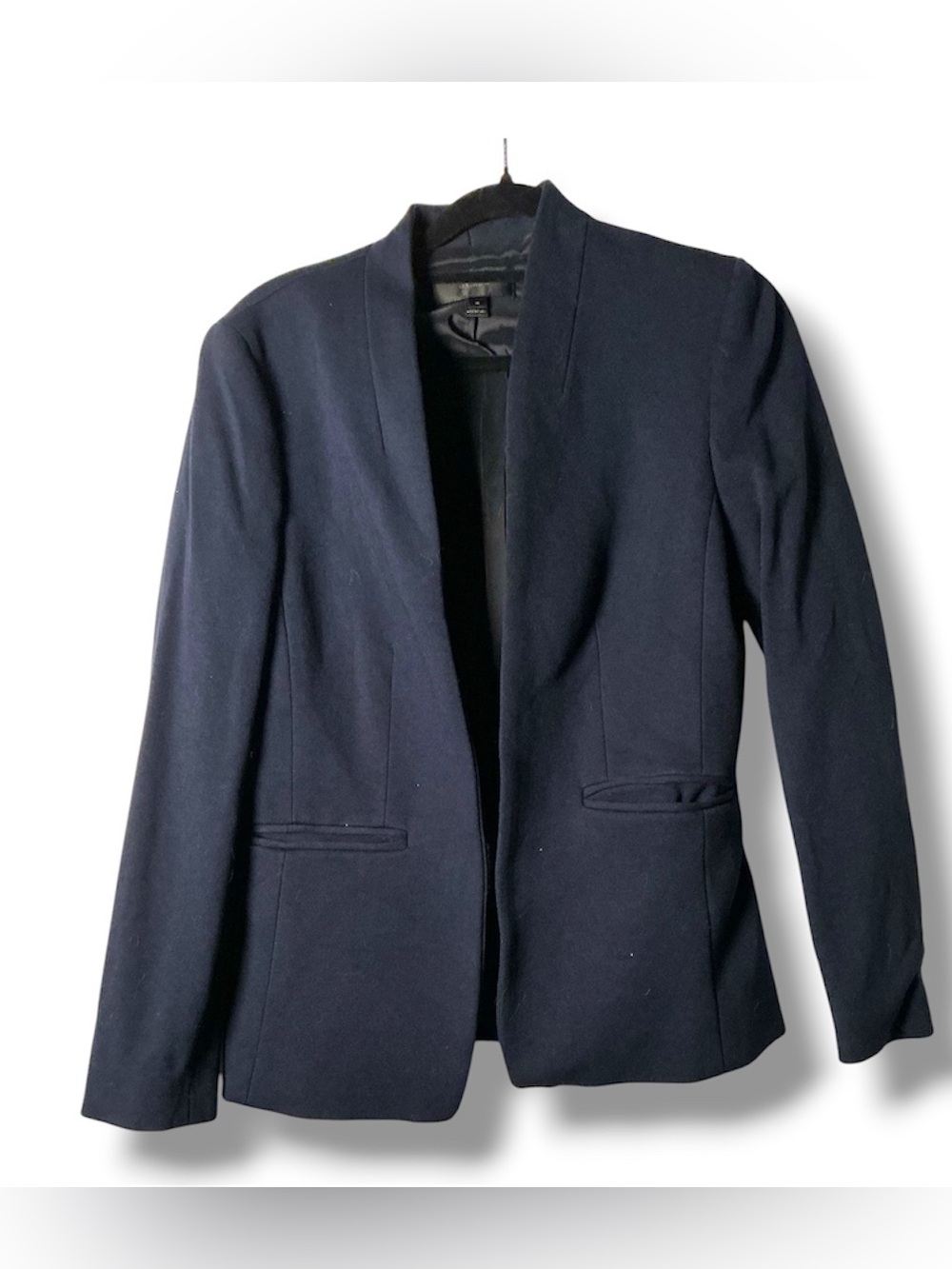 J. Crew Women’s Navy Open-Front Blazer Jacket